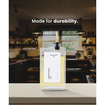 APT 1101 Elegant Olive Oil Dispenser Set for Kitchen