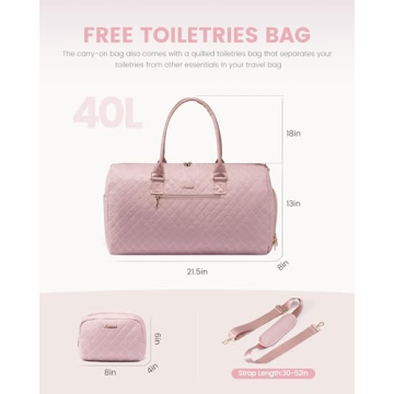LOVEVOOK Travel Duffle Bag for Women with Toiletry Bag