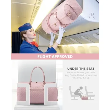 LOVEVOOK Travel Duffle Bag for Women with Toiletry Bag