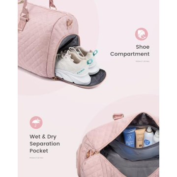 LOVEVOOK Travel Duffle Bag for Women with Toiletry Bag