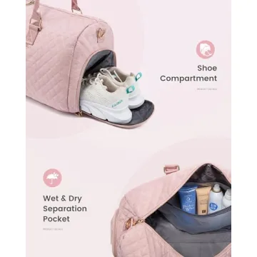 LOVEVOOK Travel Duffle Bag for Women with Toiletry Bag