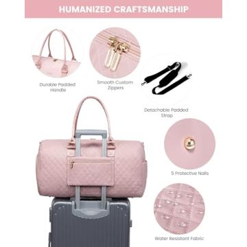 LOVEVOOK Travel Duffle Bag for Women with Toiletry Bag