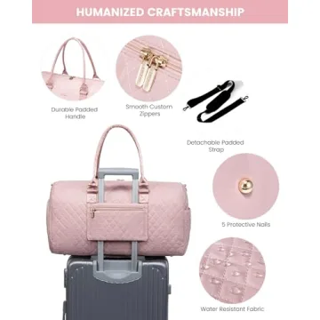LOVEVOOK Travel Duffle Bag for Women with Toiletry Bag