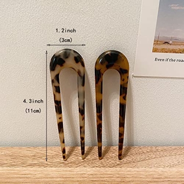 Elegant Benefree Tortoise Shell Hair Pins for Women