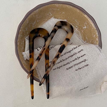 Elegant Benefree Tortoise Shell Hair Pins for Women