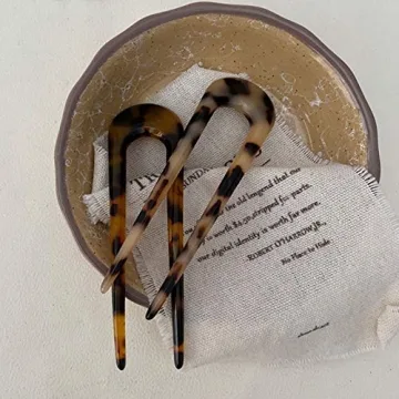 Elegant Benefree Tortoise Shell Hair Pins for Women