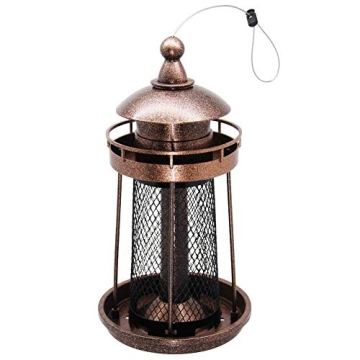Twinkle Star Lighthouse Bird Feeder for Garden Decoration