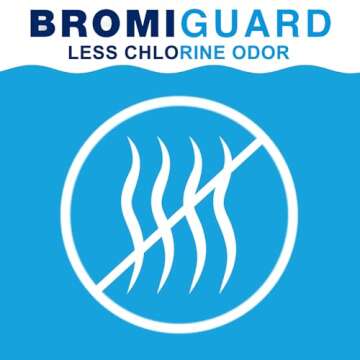 BROMIGUARD Bromine Tablets 1 Inch 1.8 Lbs for Spa Hot Tub Chemical Sanitizer Bromine Tabs | Long-Las...