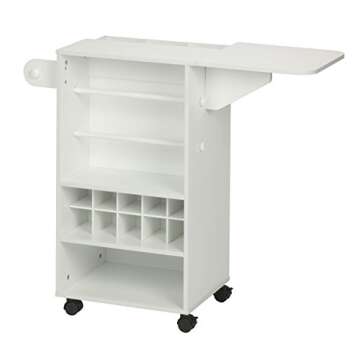 Honey-Can-Do Honey Can Do Craft Storage Cart CRT-06343 White