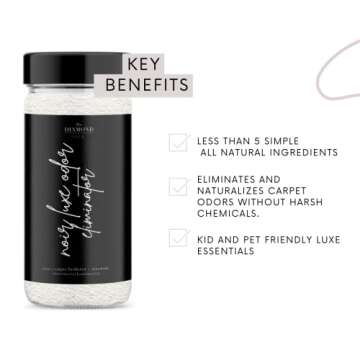 The Diamond Life Home "Noir Luxe" Sea Salt & Ozone, Carpet Powder, Mattress & Upholstery Freshener W...