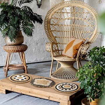 Boho Wall Basket Decor Set of 3 Handmade Elegance