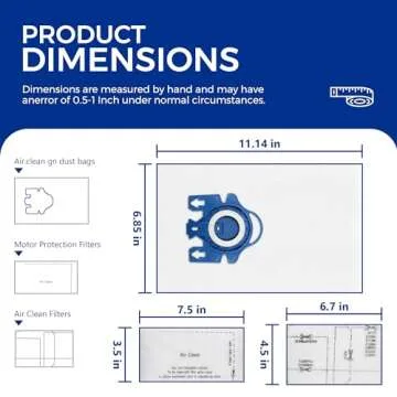 Vacuum Cleaner Bags for Miele C1 C2 C3 Series