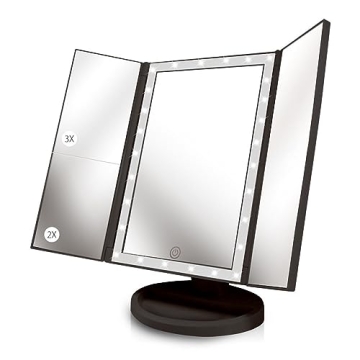 Beautyworks Vanity Mirror with LED Lights and Magnification