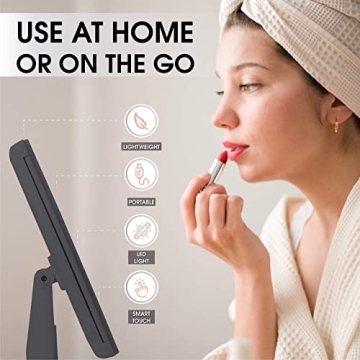 Beautyworks Vanity Mirror with LED Lights and Magnification