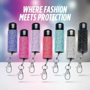 Fashionable Guard Dog Security Pepper Spray Keychain