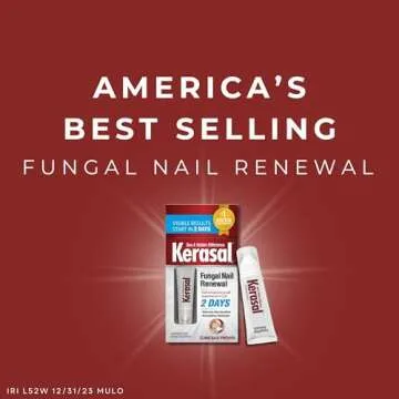 Kerasal Nail Renewal, Restores Appearance of Discolored or Damaged Nails, 0.33 fl oz (Packaging May Vary)