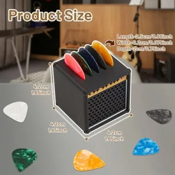 Unique Mini Guitar Amp Pick Holder for Musicians