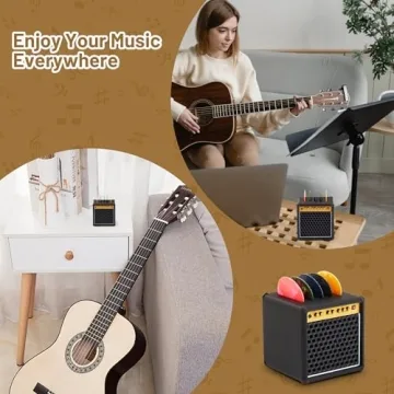 Unique Mini Guitar Amp Pick Holder for Musicians