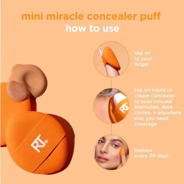 Real Techniques Mini Miracle Puff Trio for Flawless Makeup