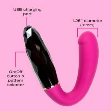 Bedroom Kandi Luxe Allure Vibrator for Ultimate Pleasure