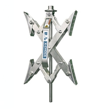 Durable X-Chock Wheel Stabilizers for RVs and Trailers