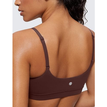 CRZ YOGA Butterluxe Adjustable Sports Bra for Women