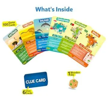 Skillmatics Guess in 10 Animals & Countries Game for All Ages