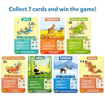 Skillmatics Guess in 10 Animals & Countries Game for All Ages