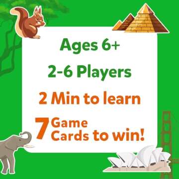 Skillmatics Guess in 10 Animals & Countries Game for All Ages