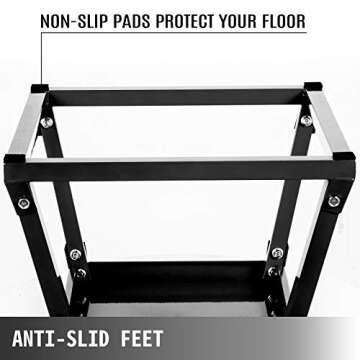 Happybuy Plyometric Platform Box,12 Inch Plyometric Platform and Jumping Agility Box, Black Plyometric Platform Box, for Jump Exercise Fit Training & Crossfit & Conditioning