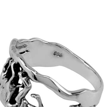 Silvershake Sterling Silver Horse Ring - Nature-Inspired Jewelry