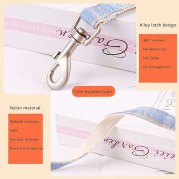 2-Pack Princess Dog Dress,Bow Knot Dresses for Small Medium Dogs Girl with Leash,Pet Clothes for Puppy Tutu Doggy Cats