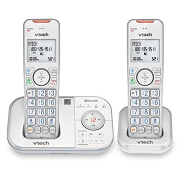 VTech VS112-27 Bluetooth 2 Handset Cordless Phone with Answering Machine and Call Blocking