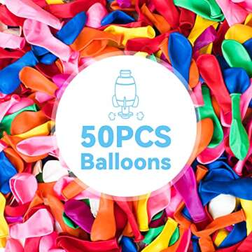 BAKAM Toddler Toys 3-4 for Boys Girls, Balloon Launcher & Powered Car Set, Fun Toddlers STEM Toy Balloon Pump Cars Racer Kit for Kids 3-5 (Monster)