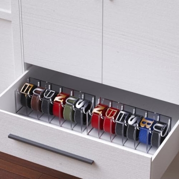 GTI Acrylic Belt Organizer for Ties Belts Storage