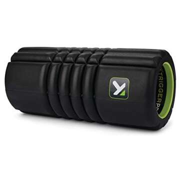 TRIGGERPOINT Performance Therapy Grid Travel Foam Roller for Exercise, Deep Tissue Massage and Muscl...