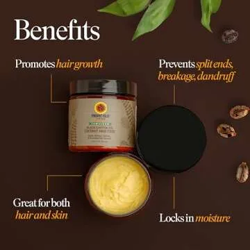 Jamaican Black Castor Oil Coconut Hair Food - 4 oz Moisturizer