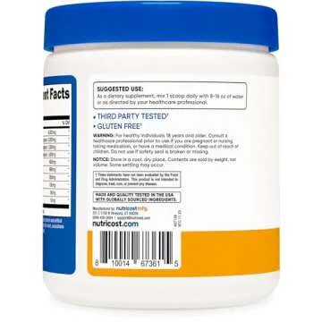 Nutricost EAA Powder 30 Servings Peach Mango Flavor