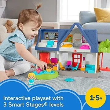 Fisher-Price Little People Smart Stages Play House Set
