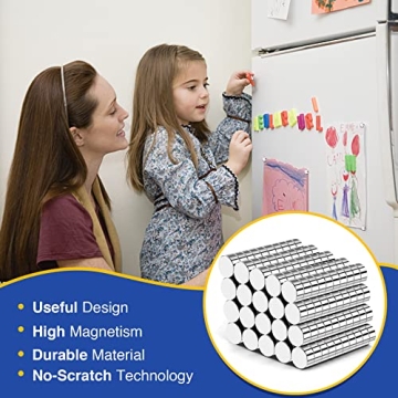 VSKIZ Miniature Neodymium Refrigerator Magnets - 200 PCS