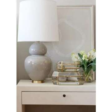 Alice Lane Bijou Glass Box Home Collection — Gold — Display Your Cherished Keepsakes or Enhance Your Interior Aesthetics — For Living Room, Bathroom, Kitchen and Office (Small)