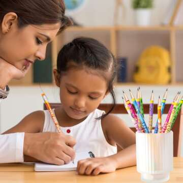 Inspirational Pencils 50PCS Wooden Pencil with Eraser Motivational Sayings Classroom School Teacher Award for Kids