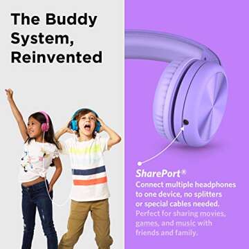 LilGadgets Connect+ Pro Kids Headphones - Safe & Comfortable