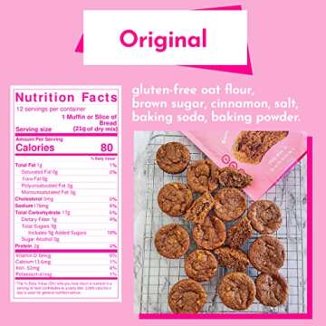GoNanas Banana Bread Mix - Bundle of 2 Flavors. Vegan, Gluten Free Healthy Snacks. Oat Flour Banana Bread or Banana Muffin Mix. Women Owned, US Ingredients, Dairy Free, Nut Free, Delicious Snacks