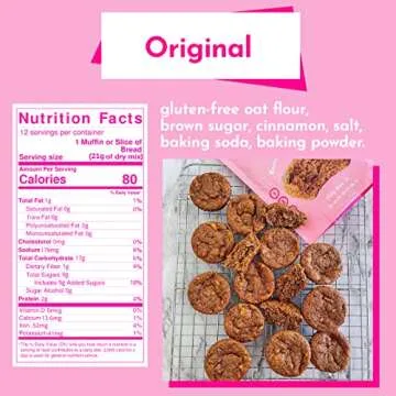 GoNanas Banana Bread Mix - Bundle of 2 Flavors. Vegan, Gluten Free Healthy Snacks. Oat Flour Banana Bread or Banana Muffin Mix. Women Owned, US Ingredients, Dairy Free, Nut Free, Delicious Snacks