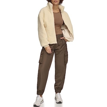 Levi's Cozy Women's Zip Up Sherpa Teddy Jacket