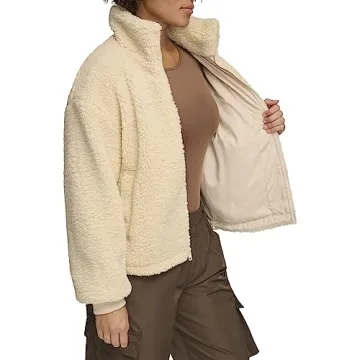 Levi's Cozy Women's Zip Up Sherpa Teddy Jacket