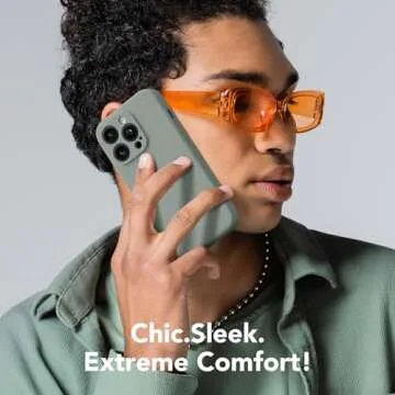 SuydanBox Magnetic for iPhone 12 Pro Max Case, Compatible with MagSafe, [Full Camera Protection][Screen Protector] Silicone Shockproof Protective Phone Case for iPhone 12 Pro Max 6.7", Calke Green