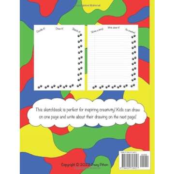 The Playful Puppy Sketchbook: (A creative writing and drawing book for boys and girls)