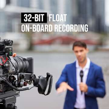 RØDE Interview PRO Wireless Handheld Condenser Microphone with a Broadcast-grade Capsule and 32-bit Float On-board Recording for Content Creation, Media and Interviews